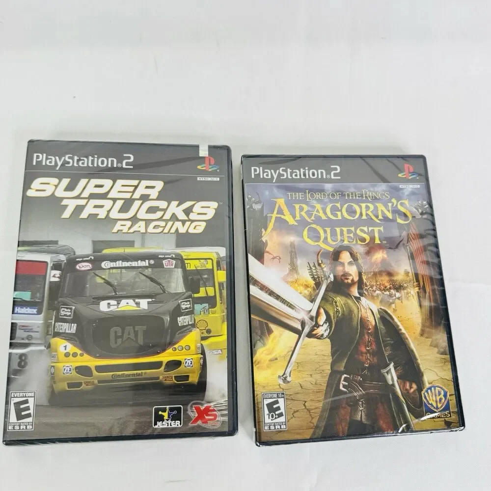 Lord of the Rings Aragorns Quest & Super Trucking Racing‎ (Sony PlayStation 2)